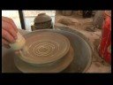Büyük Bir Seramik Tabak Yapım: Büyük Seramik Plakalı Slip Dekorasyon Resim 3