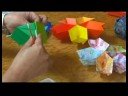 Origami Modelleri : Origami Kiraz Çiçeği Bir Plaka Montaj  Resim 3