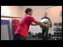 Atletik Spor Eğitim Ve Kondisyon Egzersizleri : Tek Bacak Lateral Sağlık Topu Atmak Resim 4