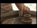Nasıl Bir Seramik Çay Seti Yapmak İçin : Su Isıtıcısı Tarzı Çanak Çömlek: Düz Taban Demlik Kapağı Bitirme  Resim 4