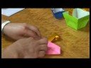 Origami Modelleri : Origami Paskalya Sepeti Köşe Katlanır Resim 4