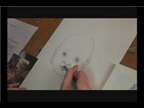 Bir Çocuğun Yüzü Çizim: Bir Çocuğun Yüzü Çizim: Gölgeleme