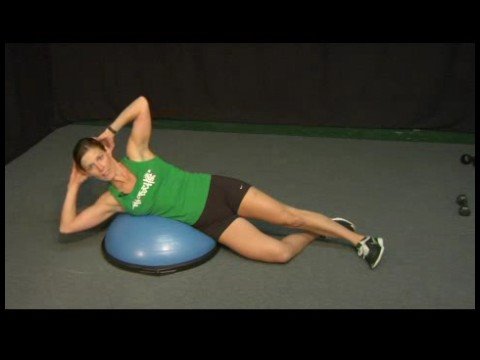 Bosu Topu Egzersizleri: Bosu Topu Egzersizleri: Eğik Egzersizi Resim 1