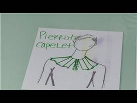 Cape & Capelet Yaka Moda Tasarımları : Capelet Moda Tasarımları Pierrot  Resim 1