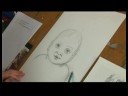 Bir Çocuğun Yüzü Çizim: Bir Çocuğun Yüzü Çizim: Arka Plan Gölgeleme Resim 3