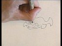 Karikatür Palyaço Balığı Nasıl Çizmek İçin Çizim Karikatür Balık :  Resim 3