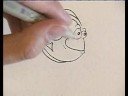 Çizgi Film Regal Tang Çizmek İçin Nasıl Çizim Karikatür Balık :  Resim 4