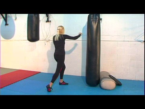 Kadın\'s kick Boks : Kadınlar\'Kickboks s: 3 Yumruk Kombinasyonu Resim 1