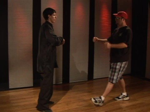 Praying Mantis Kung Fu Dövüş : Praying Mantis Kung Fu: Düşük Daire Blok Palm Strike Resim 1