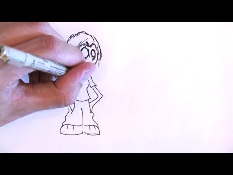Emo Karikatür Çizmek İçin Ne Kadar Gösterim Ve Çizim İpuçları :  Resim 1