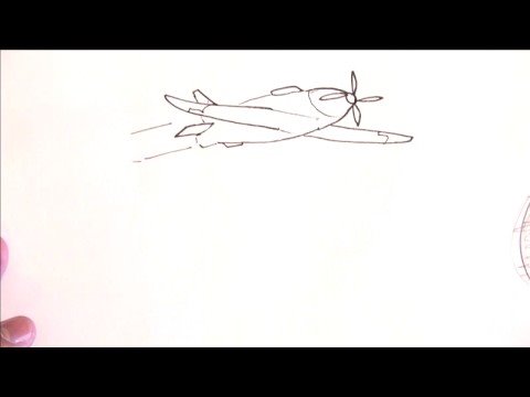 Uçaklar Nasıl Çizileceğini İllüstrasyon Ve Çizim İpuçları :  Resim 1