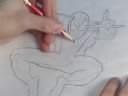 Nasıl Bir Süper Kahraman Çizmek İçin : Örümcek Adam Çizmek İçin Nasıl: Şekil & Ayrıntılar Resim 4