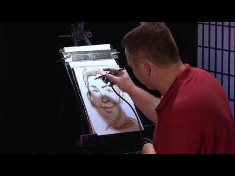 Yüz Hatlarını Airbrush Nasıl Yapılır Airbrush Teknikleri :  Resim 1