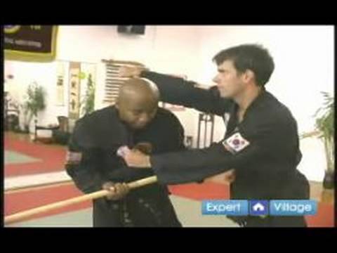 Bo Personel Hapkido Dövüş Sanatları Silah : Bo Personel Al Savunma Tekniği