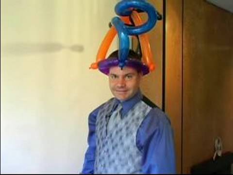 Beş Balon Bir Şapka Yapmak İçin Nasıl Balon Ve Şapka Yapımı : 