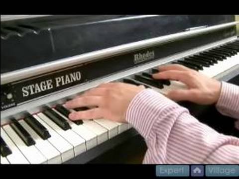 Caz Piyano Dersleri, B Binbaşı Anahtarında: Ben Caz Piyano İçinde B Major Major Akorları Resim 1