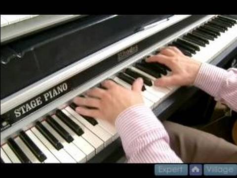 Caz Piyano Dersleri, B Binbaşı Anahtarında: V7 Akorları Caz Piyano İçinde B Major İçin