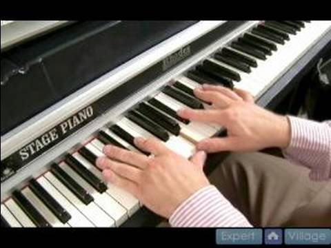 Caz Piyano Dersleri, B Binbaşı Anahtarında: Vı Minör Akorları Caz Piyano İçinde B Major İçin Resim 1