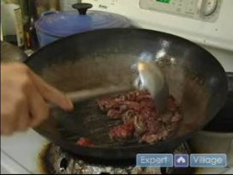 Çin Sığır Eti Nasıl Yapılır Ve Brokoli : Sığır Ve Brokoli İçin Pişirin Et 
