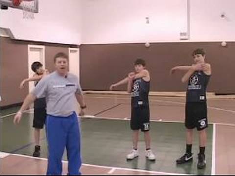 Isınma Gençlik Basketbol Uzanır Ve Tatbikatlar : Gençlik Basketbol Germe: Üst Vücut Resim 1
