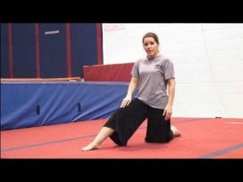Jimnastik, Esneme Ve Isınma : Nasıl Jimnastik İçin Doğru Bölünmüş Bir Streç Yapmak  Resim 1