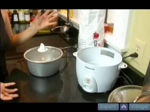 Kore Pirinç Nasıl Ve Kimchi : Kore Pilav Yapmak İçin Pilav Makinesi Kullanarak  Resim 1