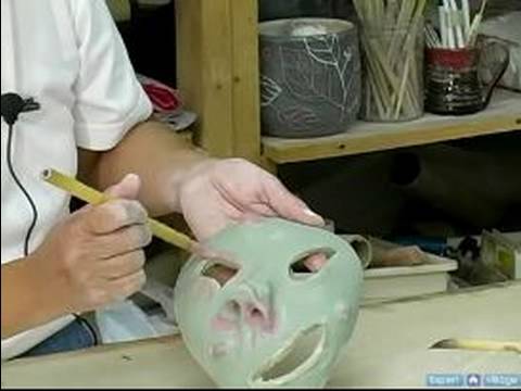 Sanatsal Kil Maskesi Nasıl Yapılır : Seramik Kil Maskesi Sır Nasıl  Resim 1