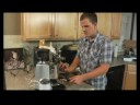 Nasıl Tek Vanilya Latte Olun: Nasıl Kahve Espresso Makinesi Sepet İçinde Tek Bir Vanilya Latte İçin Yerleşmek İçin