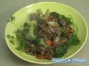 Çin Sığır Eti Nasıl Yapılır Ve Brokoli : Bir Sığır Süsleme & Brokoli Yemek Resim 3