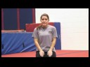 Jimnastik Uzanıyor Ve Sıcak Ups: Stretch Jimnastik İçin Bölünmüş Bir Orta Yapıyor Resim 3