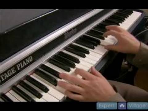 Caz Piyano Dersleri, C Major Anahtarında: Ben Caz Piyano İçinde C Major Major Akorları Resim 1