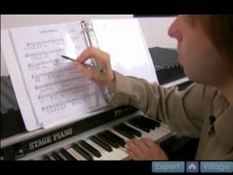 Caz Piyano Dersleri, C Major Anahtarında: İçin Caz Piyano Notalar Okumayı Resim 1