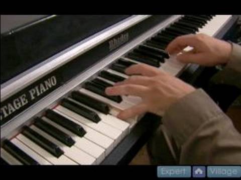 Caz Piyano Dersleri, C Major Anahtarında: Vı Minör Akorları Caz Piyano İçinde C Major İçin Resim 1