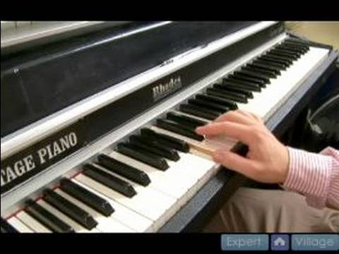D Büyük Ses Caz Piyano Dersleri : Re Minör Caz Piyano İçin Göreceli Minör Akorlar Gelişmiş  Resim 1