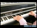 D Büyük Ses Caz Piyano Dersleri : Re Minör Caz Piyano İçin Göreceli Minör Akorlar Gelişmiş  Resim 4