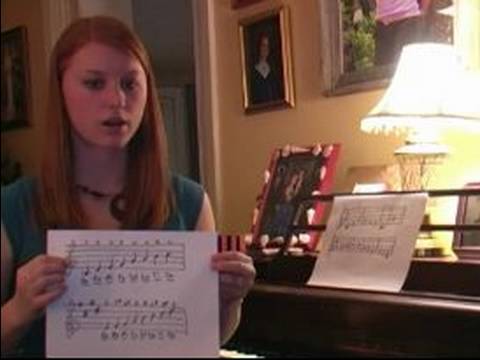 Görme Şan Teknikleri : Görme Şarkı Örnekleri Solfej Kullanarak 