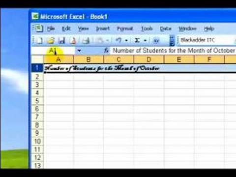 Nasıl Microsoft Excel Kullanımı : Değişen Metin Ve Microsoft Excel Satır Boyutları 