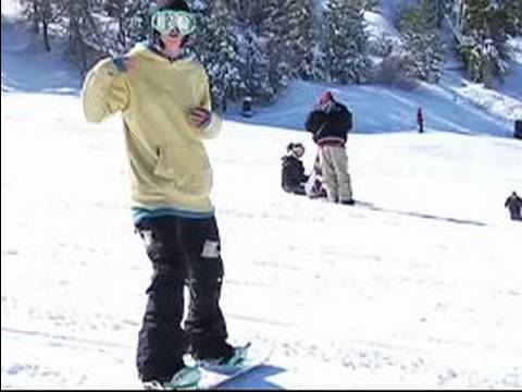 Nasıl Snowboard : Snowboard Yaparken Düşen Yaprak Heelside  Resim 1