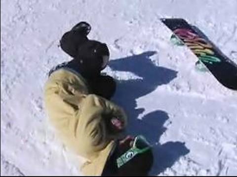 Snowboard : Snowboard Yaparken Nasıl Düşeceğini  Resim 1