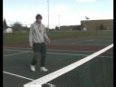 Ara Tenis Dersleri: Forehand Net Tenis Oynuyor. Resim 2
