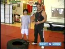 Fonksiyonel Fitness Eğitimi Çocuklar İçin: Lastik-Flip Egzersiz Çocuklar Fonksiyonel Fitness İçin