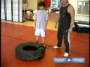 Fonksiyonel Fitness Eğitimi Çocuklar İçin: Lastik-Flip Egzersiz Çocuklar Fonksiyonel Fitness İçin Resim 3