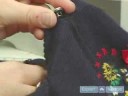 Tamir Ve Giysi Etek Nasıl Yapılır : Dikiş Kazak Düğmesi El Nasıl  Resim 3
