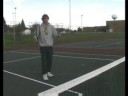 Ara Tenis Dersleri: Forehand Net Tenis Oynuyor. Resim 4