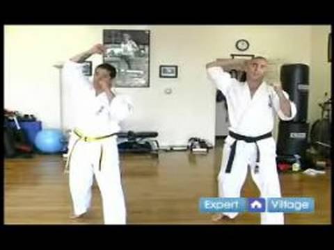 Acemi Kyokushin Karate Teknikleri : Kyokushin Karate Kafasına Dirsek Grev Bitti  Resim 1