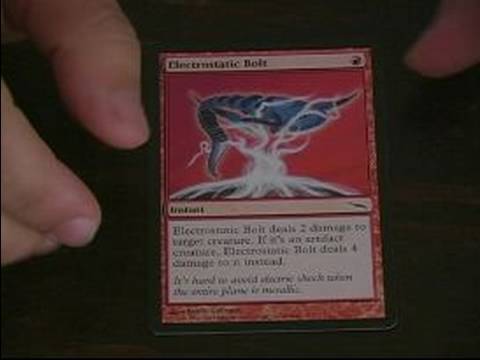 Magic The Gathering: Kırmızı Kart Rehberi : Sihirli Elektrostatik Cıvata Kırmızı Kartlar: The Gathering
