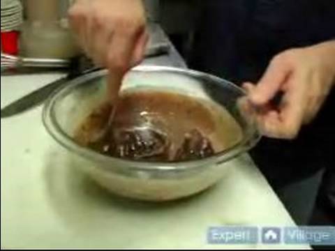 Pişirmeyi Ve Süslemek Bir Cheesecake : Cheesecake İçin Eritme Çikolata  Resim 1