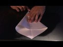Kağıttan Bir Uçak Yapmak İçin Nasıl Origami Desen Basit :  Resim 3