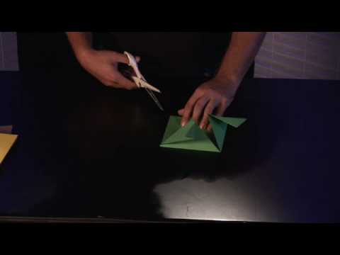 Bir Origami Kaplumbağa Nasıl Yapılır Origami Kağıt Katlama El Sanatları :  Resim 1