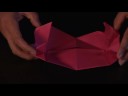 Bir Kalp İçine Bir Parça Kağıt Katlama Nasıl Yapılır Origami Kağıt Katlama El Sanatları :  Resim 4